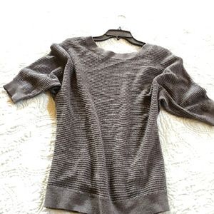 Express lightweight gray sweater